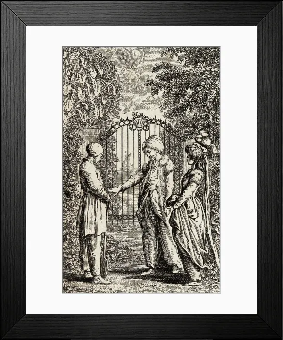 Framed Print : Adelheim von Veltheim, 1783. Creator: Daniel Nikolaus Chodowiecki Framed Print : Adelheim von Veltheim, 1783. Creator: Daniel Nikolaus Chodowiecki