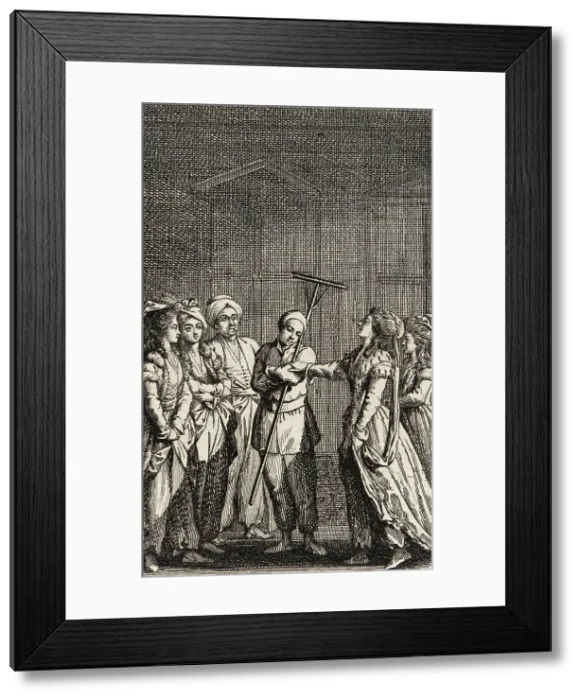 Framed Print : Adelheim von Veltheim, 1783. Creator: Daniel Nikolaus Chodowiecki Framed Print : Adelheim von Veltheim, 1783. Creator: Daniel Nikolaus Chodowiecki