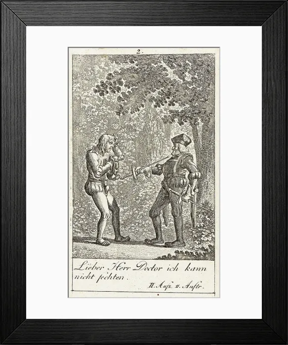 Framed Print : Plate 2 for Shakespeare's Macbeth, 1784. Creator: Daniel Nikolaus Chodowiecki Framed Print : Plate 2 for Shakespeare's Macbeth, 1784. Creator: Daniel Nikolaus Chodowiecki