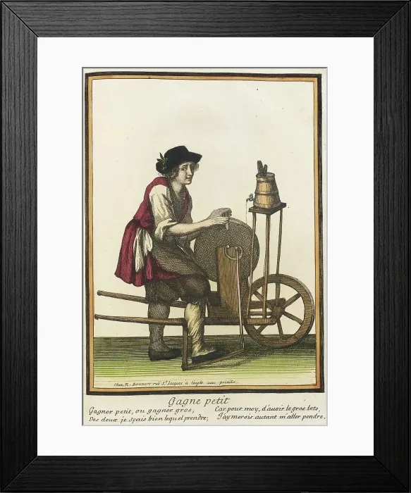 Framed Print : Recueil des modes de la cour de France, Gagne Petit, between c1678 and c1693. Creator: Nicolas Bonnart Framed Print : Recueil des modes de la cour de France, Gagne Petit, between c1678 and c1693. Creator: Nicolas Bonnart