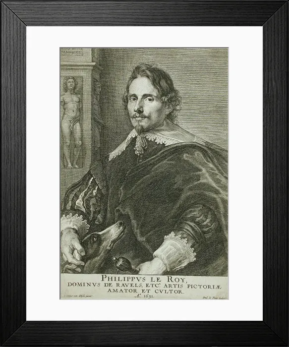 Framed Print : Philip, Lord of Ravel, 1631. Creator: Paulus Pontius Framed Print : Philip, Lord of Ravel, 1631. Creator: Paulus Pontius