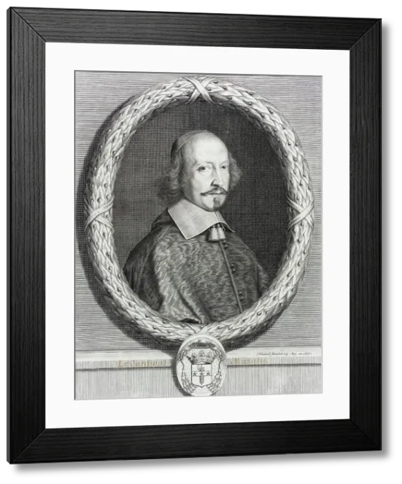 Framed Print : Cardinal Mazarin, 1656. Creator: Robert Nanteuil Framed Print : Cardinal Mazarin, 1656. Creator: Robert Nanteuil
