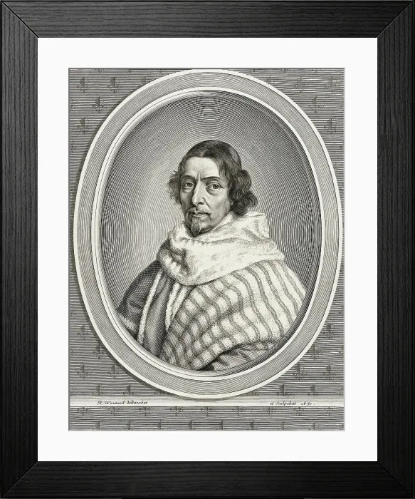 Framed Print : Henri de Mesmes, 1650. Creator: Robert Nanteuil Framed Print : Henri de Mesmes, 1650. Creator: Robert Nanteuil