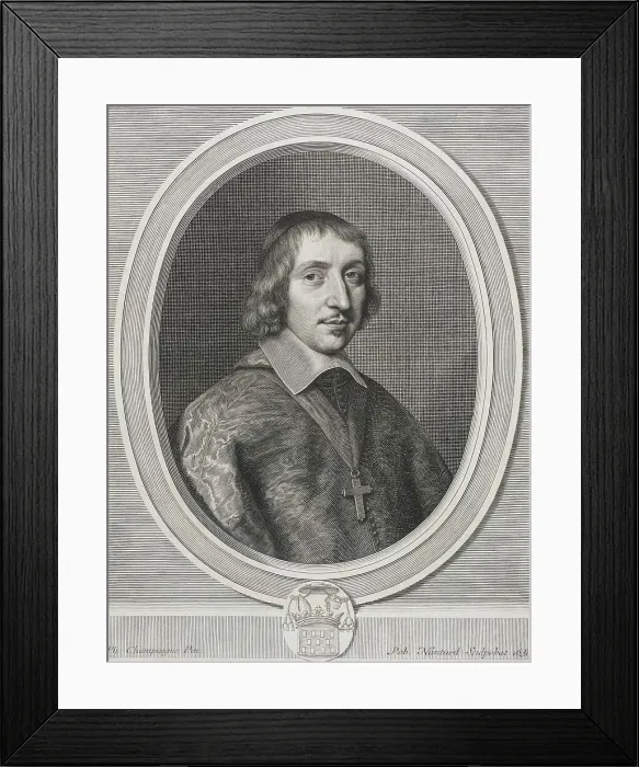 Framed Print : Philibert-Emmanuel de Beaumanoire de Lavardin, 1651. Creator: Robert Nanteuil