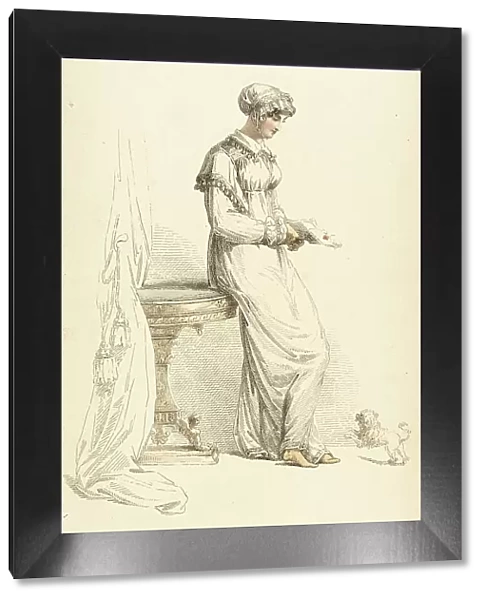 Fashion Plate (Morning Dress), 1813. Creator: Rudolph Ackermann