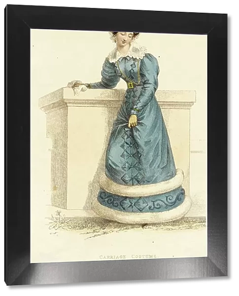 Fashion Plate (Carriage Costume), 1826. Creator: Rudolph Ackermann