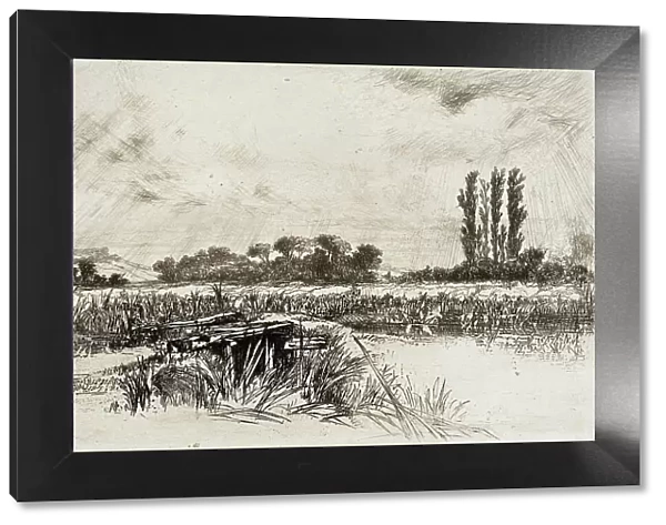 A Water Meadow, 1859. Creator: Francis Seymour Haden