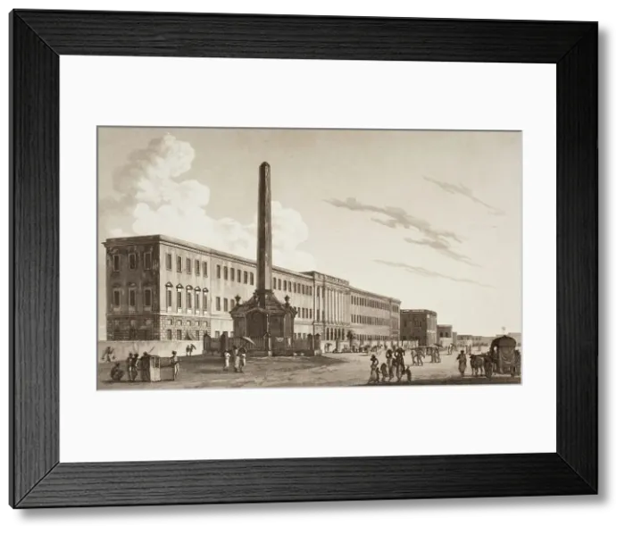 Framed Print : The Writers Buildings, Calcutta (image 3 of 3), 1812. Creators: Thomas Daniell, William Daniell Framed Print : The Writers Buildings, Calcutta (image 3 of 3), 1812. Creators: Thomas Daniell, William Daniell