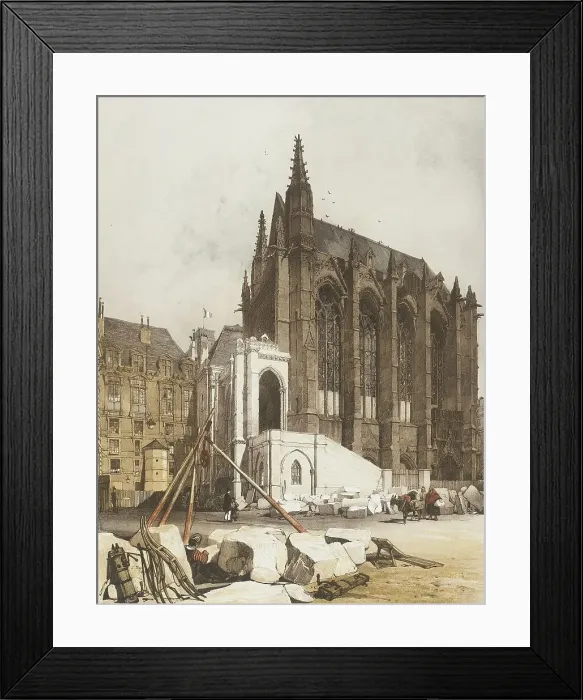 Framed Print : La Ste. Chapelle, Paris, 1839. Creator: Thomas Shotter Boys Framed Print : La Ste. Chapelle, Paris, 1839. Creator: Thomas Shotter Boys