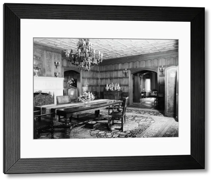 Framed Print : House of Mrs. Robert L. Dodge, 1933 Oct. Creator: Arnold Genthe Framed Print : House of Mrs. Robert L. Dodge, 1933 Oct. Creator: Arnold Genthe