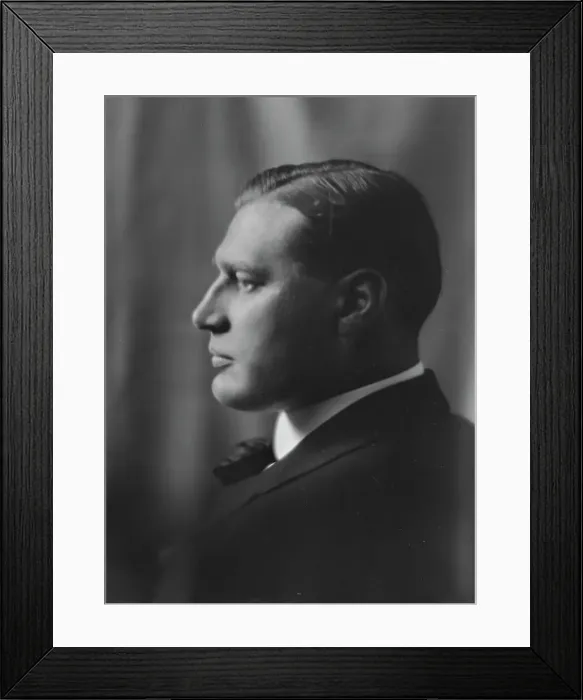 Framed Print : Mr. Dunn, portrait photograph, 1918 Feb. 8. Creator: Arnold Genthe Framed Print : Mr. Dunn, portrait photograph, 1918 Feb. 8. Creator: Arnold Genthe