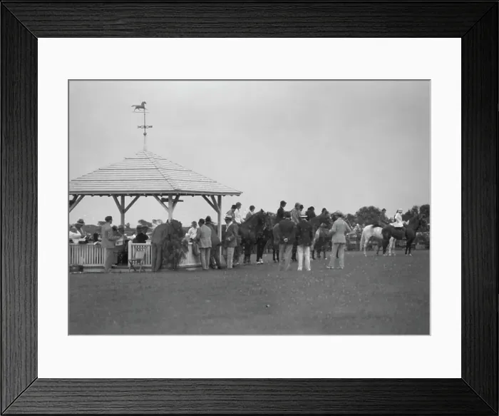 Framed Print : East Hampton horse show or hunt, 1933 or 1934. Creator: Arnold Genthe Framed Print : East Hampton horse show or hunt, 1933 or 1934. Creator: Arnold Genthe