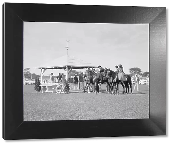 East Hampton horse show, 1932. Creator: Arnold Genthe