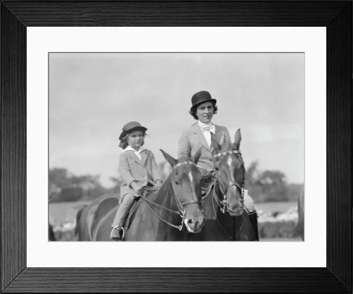 Framed Print : East Hampton horse show, 1934. Creator: Arnold Genthe Framed Print : East Hampton horse show, 1934. Creator: Arnold Genthe