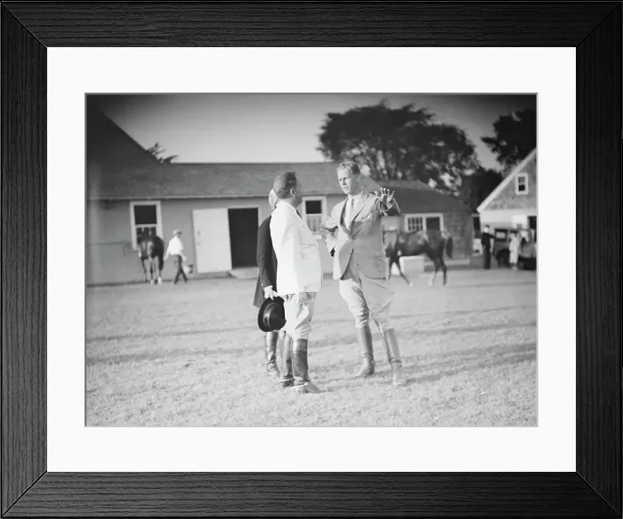 Framed Print : East Hampton hunt, 1933 Sept. Creator: Arnold Genthe Framed Print : East Hampton hunt, 1933 Sept. Creator: Arnold Genthe