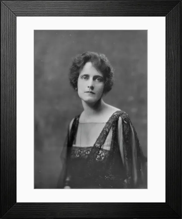 Framed Print : Mme. Edwards, portrait photograph, 1919 May 3. Creator: Arnold Genthe Framed Print : Mme. Edwards, portrait photograph, 1919 May 3. Creator: Arnold Genthe
