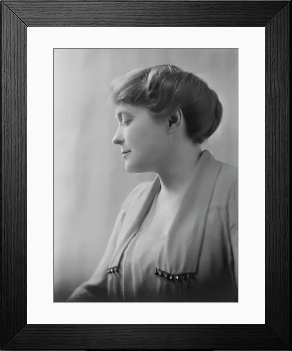 Framed Print : Mrs. Martin Egan, portrait photograph, 1918 June 29. Creator: Arnold Genthe Framed Print : Mrs. Martin Egan, portrait photograph, 1918 June 29. Creator: Arnold Genthe