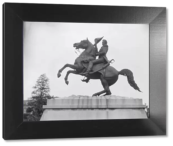 Andrew Jackson - Equestrian statues in Washington, D.C. between 1911 and 1942. Creator: Arnold Genthe