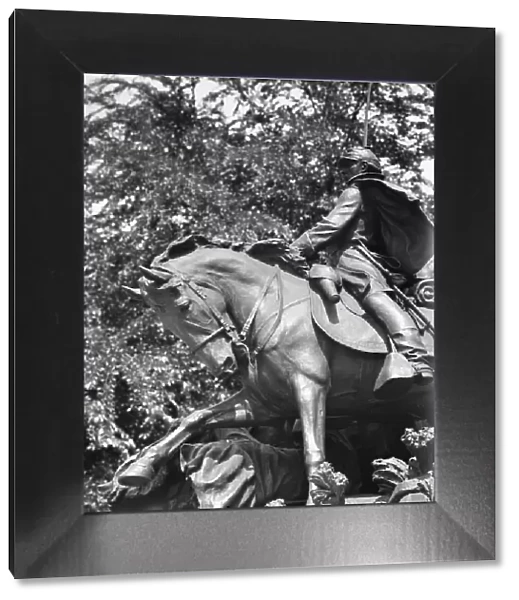 Ulysses S. Grant Memorial - Equestrian statues in Washington, D.C. between 1911 and 1942. Creator: Arnold Genthe