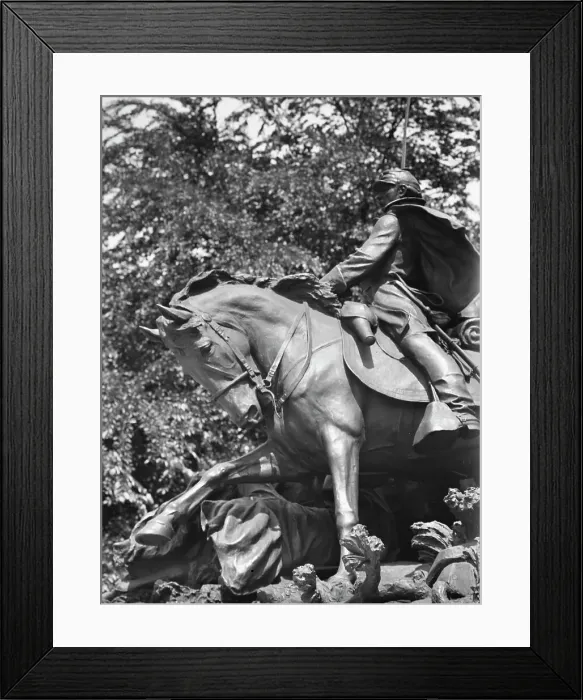 Framed Print : Ulysses S. Grant Memorial - Equestrian statues in Washington, D.C. between 1911 and 1942. Creator: Arnold Genthe Framed Print : Ulysses S. Grant Memorial - Equestrian statues in Washington, D.C. between 1911 and 1942. Creator: Arnold Genthe