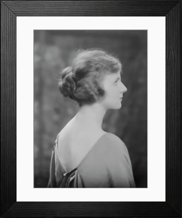 Framed Print : Miss Earline Espey, portrait photograph, 1918 Apr. 19. Creator: Arnold Genthe Framed Print : Miss Earline Espey, portrait photograph, 1918 Apr. 19. Creator: Arnold Genthe