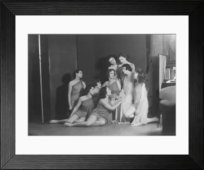Framed Print : Ethel Mandel dancers, portrait photograph, 1934 Jan. 27. Creator: Arnold Genthe Framed Print : Ethel Mandel dancers, portrait photograph, 1934 Jan. 27. Creator: Arnold Genthe