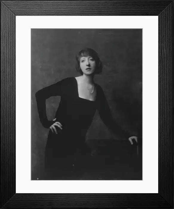 Framed Print : Mrs. Falk, portrait photograph, 1917 Nov. 28. Creator: Arnold Genthe Framed Print : Mrs. Falk, portrait photograph, 1917 Nov. 28. Creator: Arnold Genthe