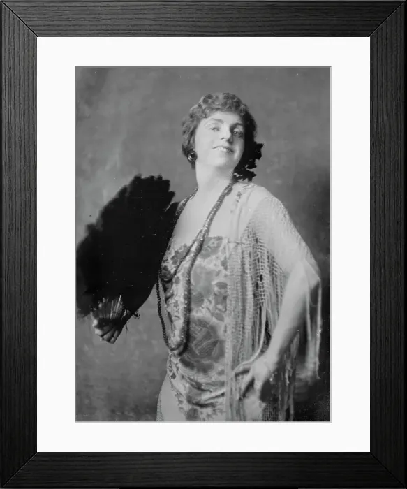 Framed Print : Mrs. Fergusen, portrait photograph, 1919 Mar. 13. Creator: Arnold Genthe Framed Print : Mrs. Fergusen, portrait photograph, 1919 Mar. 13. Creator: Arnold Genthe