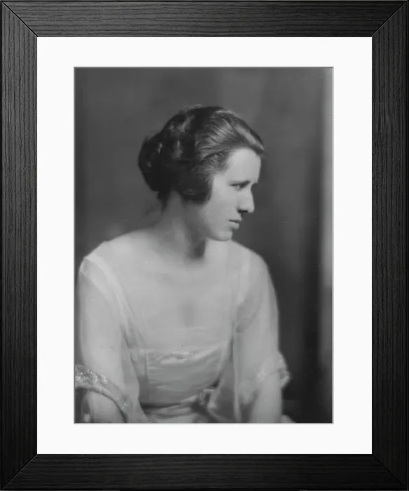 Framed Print : Miss Margaret Fisher, portrait photograph, 1918 Feb. 5. Creator: Arnold Genthe Framed Print : Miss Margaret Fisher, portrait photograph, 1918 Feb. 5. Creator: Arnold Genthe