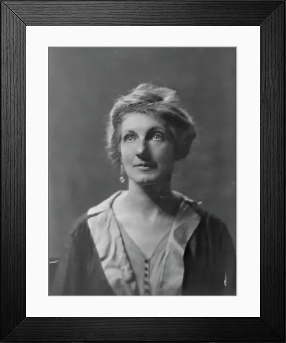Framed Print : Miss Sally Flagg, portrait photograph, 1918 June 11. Creator: Arnold Genthe Framed Print : Miss Sally Flagg, portrait photograph, 1918 June 11. Creator: Arnold Genthe