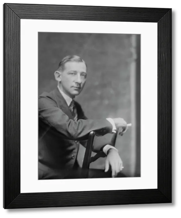 Framed Print : Mr. John Tainter [sic] Foote, portrait photograph, 1919 June 26. Creator: Arnold Genthe