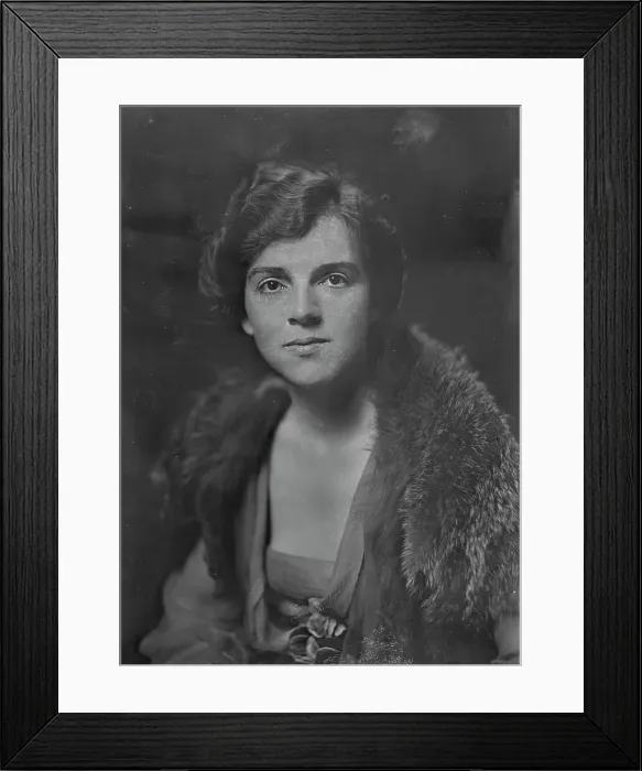 Framed Print : Mrs. C. Gardner, portrait photograph, 1918 Sept. 12. Creator: Arnold Genthe Framed Print : Mrs. C. Gardner, portrait photograph, 1918 Sept. 12. Creator: Arnold Genthe
