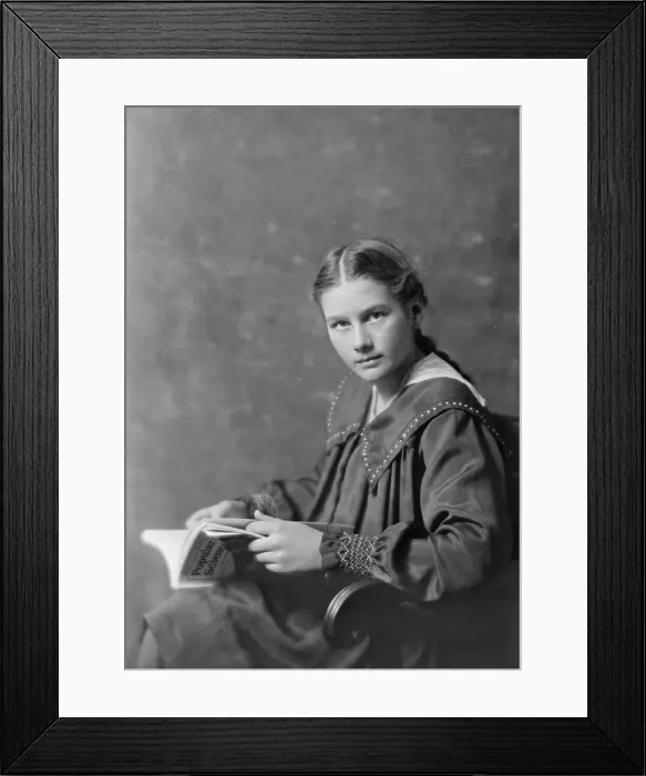 Framed Print : Miss Hope Garland, portrait photograph, 1918 Mar. 25. Creator: Arnold Genthe Framed Print : Miss Hope Garland, portrait photograph, 1918 Mar. 25. Creator: Arnold Genthe