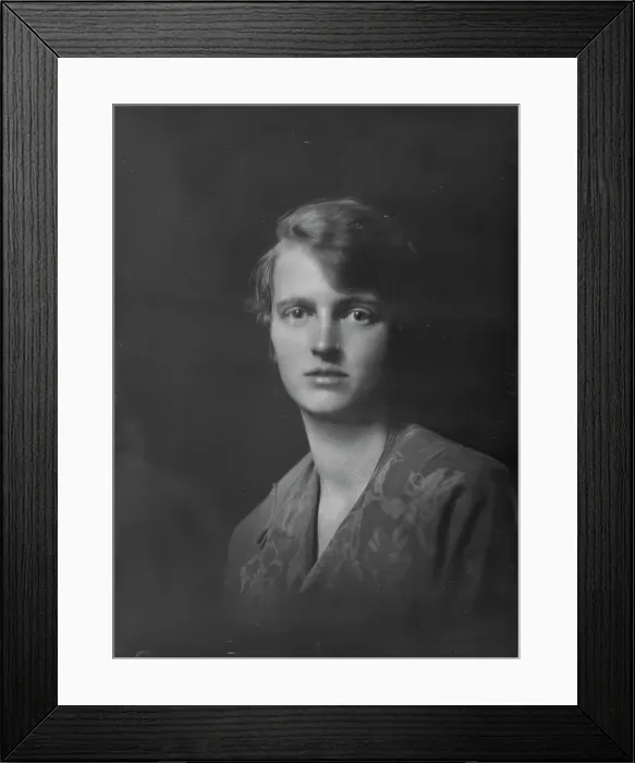 Framed Print : Miss Helen Garrison, portrait photograph, 1919 Jan. 6. Creator: Arnold Genthe