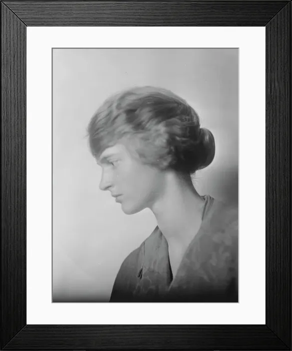 Framed Print : Miss Helen Garrison, portrait photograph, 1919 Jan. 6. Creator: Arnold Genthe Framed Print : Miss Helen Garrison, portrait photograph, 1919 Jan. 6. Creator: Arnold Genthe