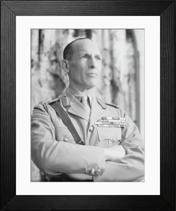 Framed Print : George II, King of Greece, portrait photograph, ca. 1942. Creator: Arnold Genthe Framed Print : George II, King of Greece, portrait photograph, ca. 1942. Creator: Arnold Genthe