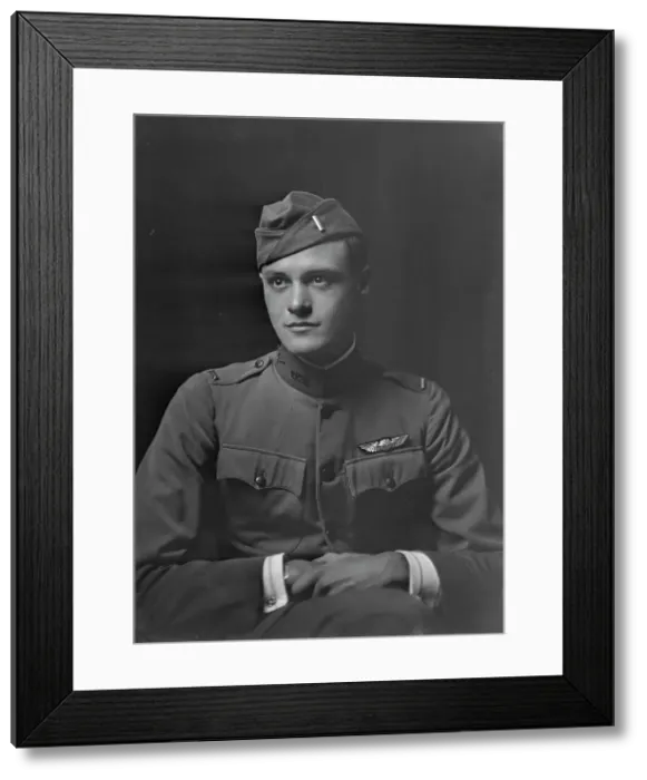 Framed Print : Lieutenant Gibson, portrait photograph, 1918 Nov. 5. Creator: Arnold Genthe Framed Print : Lieutenant Gibson, portrait photograph, 1918 Nov. 5. Creator: Arnold Genthe