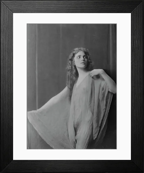 Framed Print : Miss Marie Goff, portrait photograph, 1918 Sept. 16. Creator: Arnold Genthe Framed Print : Miss Marie Goff, portrait photograph, 1918 Sept. 16. Creator: Arnold Genthe