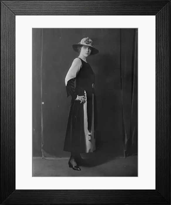 Framed Print : Miss Marie Goff, portrait photograph, 1918 Sept. 16. Creator: Arnold Genthe Framed Print : Miss Marie Goff, portrait photograph, 1918 Sept. 16. Creator: Arnold Genthe