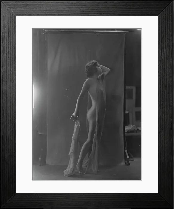 Framed Print : Miss Marie Goff, portrait photograph, 1918 Sept. 16. Creator: Arnold Genthe Framed Print : Miss Marie Goff, portrait photograph, 1918 Sept. 16. Creator: Arnold Genthe