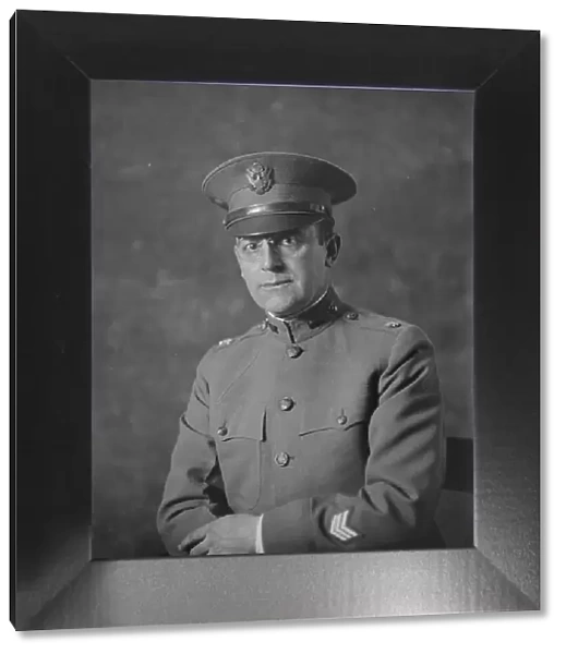 Colonel M.J. Griggs, portrait photograph, 1919 Jan. 31. Creator: Arnold Genthe