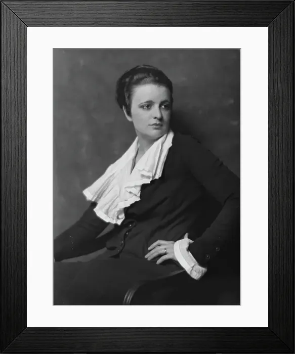Framed Print : Mrs. Harbeck, portrait photograph, 1918 Mar. 12. Creator: Arnold Genthe Framed Print : Mrs. Harbeck, portrait photograph, 1918 Mar. 12. Creator: Arnold Genthe