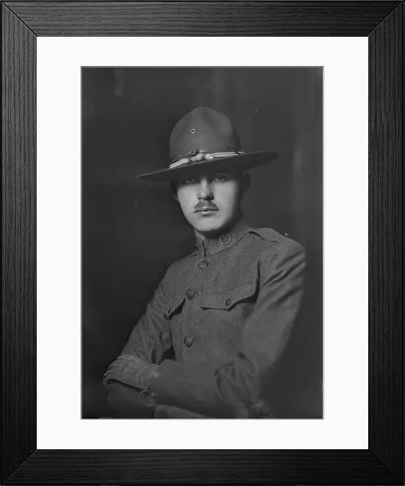 Framed Print : Harold Harvey, portrait photograph, 1918 Nov. Creator: Arnold Genthe Framed Print : Harold Harvey, portrait photograph, 1918 Nov. Creator: Arnold Genthe
