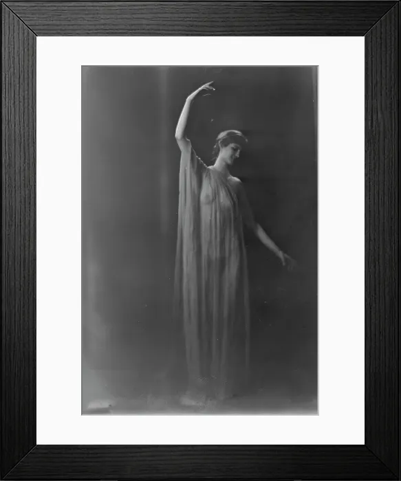 Framed Print : Miss Hines, 1919 Aug. 19. Creator: Arnold Genthe Framed Print : Miss Hines, 1919 Aug. 19. Creator: Arnold Genthe