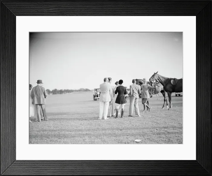 Framed Print : Horse show, East Hampton, Long Island. between 1933 and 1942. Creator: Arnold Genthe Framed Print : Horse show, East Hampton, Long Island. between 1933 and 1942. Creator: Arnold Genthe