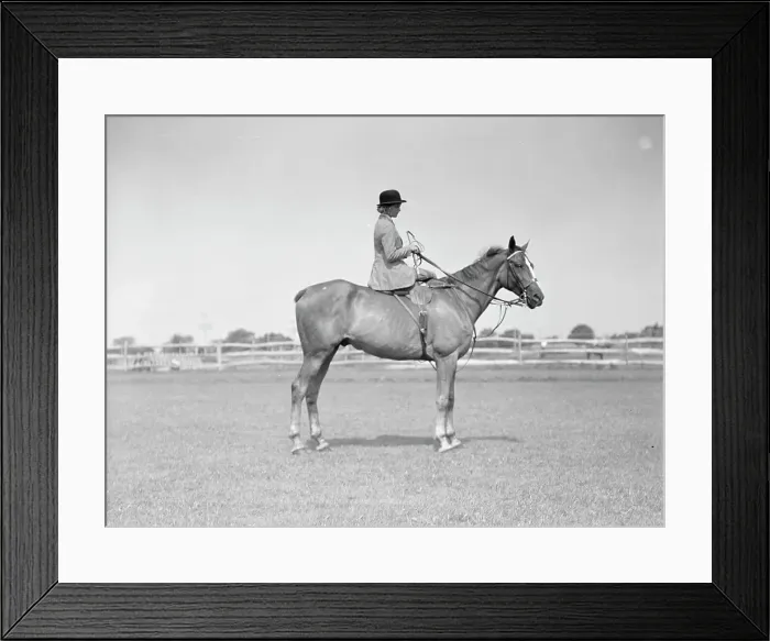 Framed Print : Horse show, East Hampton, Long Island. between 1933 and 1942. Creator: Arnold Genthe Framed Print : Horse show, East Hampton, Long Island. between 1933 and 1942. Creator: Arnold Genthe