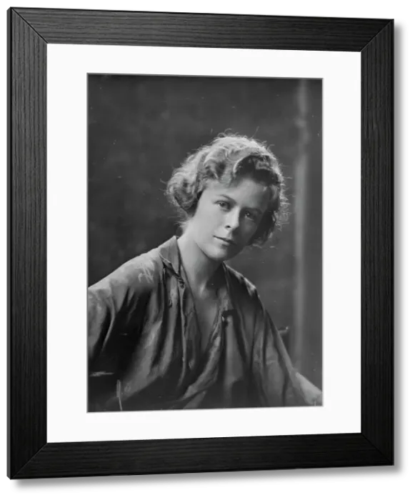 Framed Print : Miss Elizabeth Houghton, portrait photograph, 1919 June 17. Creator: Arnold Genthe Framed Print : Miss Elizabeth Houghton, portrait photograph, 1919 June 17. Creator: Arnold Genthe