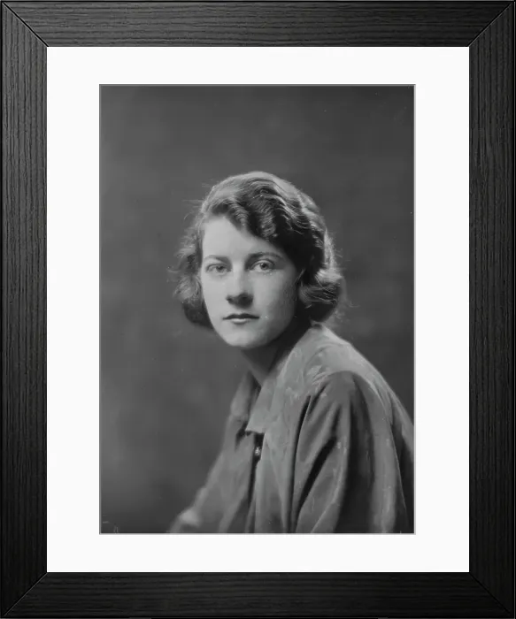 Framed Print : Miss Virginia Johnson, portrait photograph, 1919 May 16. Creator: Arnold Genthe Framed Print : Miss Virginia Johnson, portrait photograph, 1919 May 16. Creator: Arnold Genthe