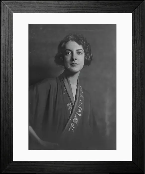 Framed Print : Miss D. Johnston, portrait photograph, 1918 Nov. Creator: Arnold Genthe Framed Print : Miss D. Johnston, portrait photograph, 1918 Nov. Creator: Arnold Genthe