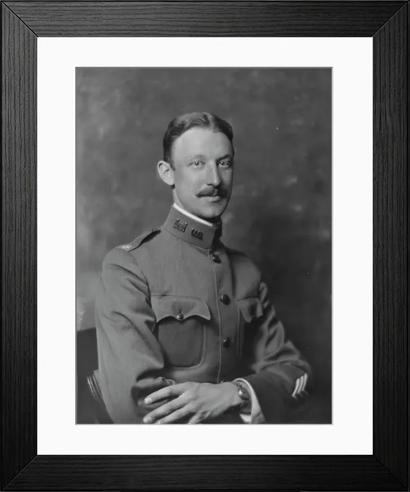 Framed Print : Major H.L. Kebbon, portrait photograph, 1919 May 16. Creator: Arnold Genthe Framed Print : Major H.L. Kebbon, portrait photograph, 1919 May 16. Creator: Arnold Genthe